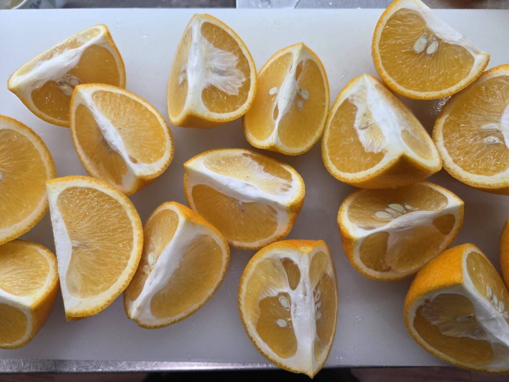 はっさくマーマレード作り