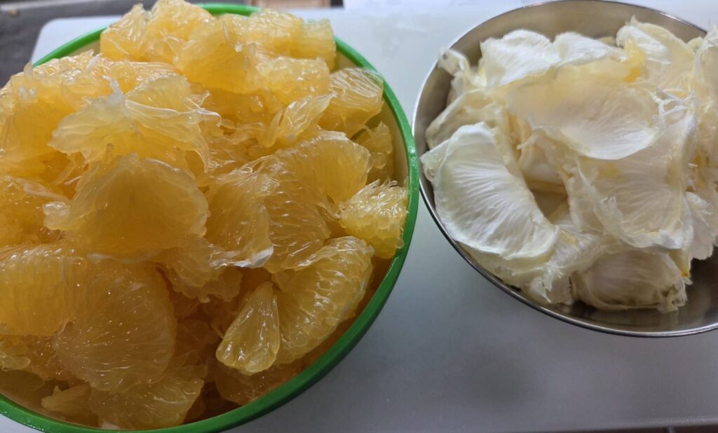 はっさくマーマレード作り